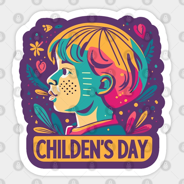 Children's Day Sticker by nefuku